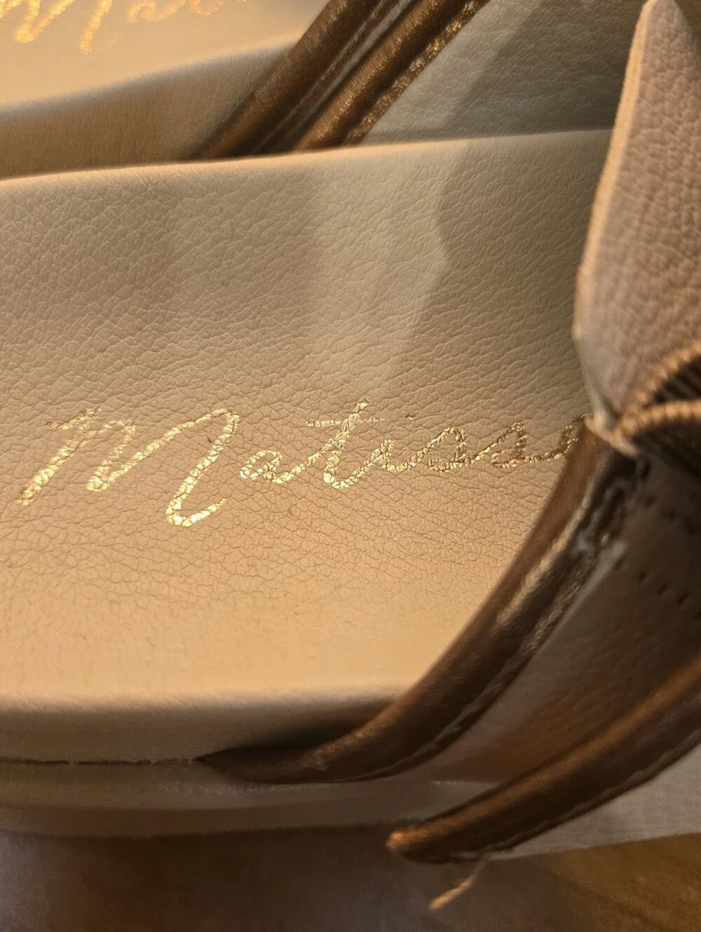 Matiesse Women's Mich Footbed Platform Sandals with Buckle Size 6 Natural Beige